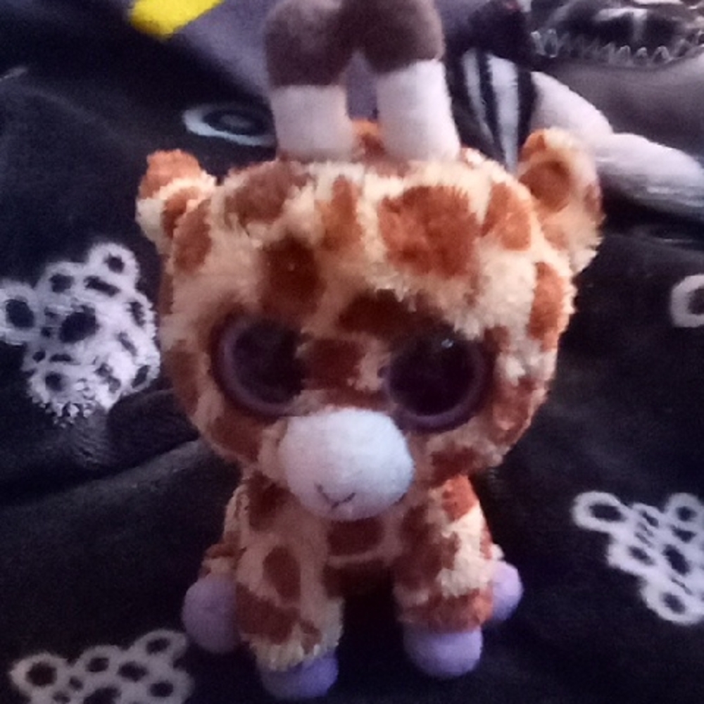 Tinnie Baby's Adorable Plush Giraffe Toy Ty Collection